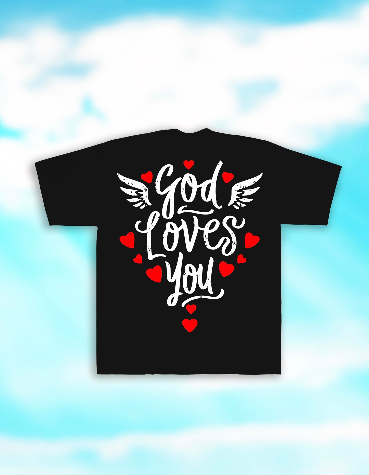 GOD Loves You Heavyweight Tee