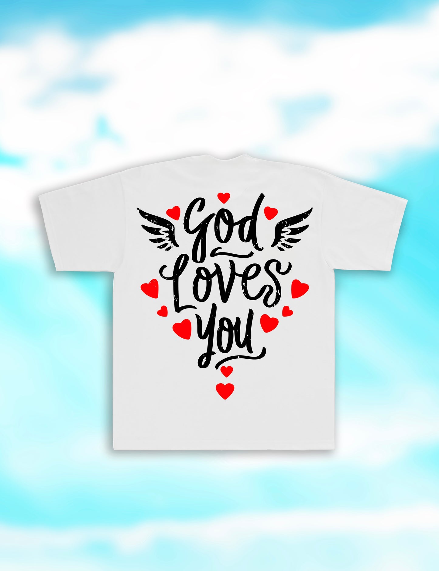 GOD Loves You Heavyweight Tee